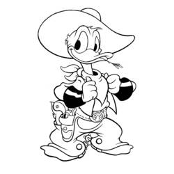 Coloring page: Donald Duck (Cartoons) #30114 - Free Printable Coloring Pages