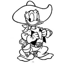 Coloring page: Donald Duck (Cartoons) #30120 - Free Printable Coloring Pages