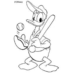 Coloring page: Donald Duck (Cartoons) #30123 - Free Printable Coloring Pages