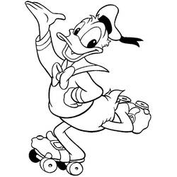 Coloring page: Donald Duck (Cartoons) #30135 - Free Printable Coloring Pages