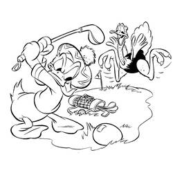 Coloring page: Donald Duck (Cartoons) #30136 - Free Printable Coloring Pages