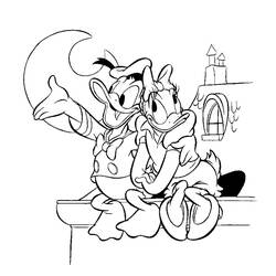 Coloring page: Donald Duck (Cartoons) #30139 - Free Printable Coloring Pages