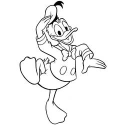 Coloring page: Donald Duck (Cartoons) #30142 - Free Printable Coloring Pages