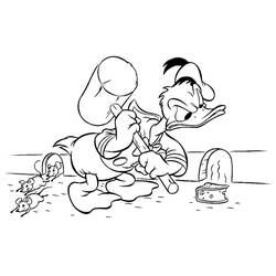 Coloring page: Donald Duck (Cartoons) #30150 - Free Printable Coloring Pages