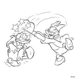 Coloring page: Donald Duck (Cartoons) #30157 - Free Printable Coloring Pages