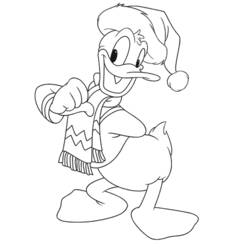 Coloring page: Donald Duck (Cartoons) #30164 - Free Printable Coloring Pages
