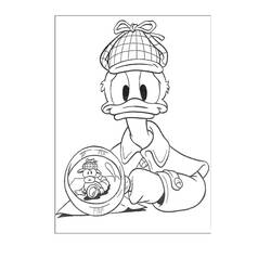 Coloring page: Donald Duck (Cartoons) #30171 - Free Printable Coloring Pages