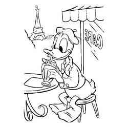 Coloring page: Donald Duck (Cartoons) #30173 - Free Printable Coloring Pages
