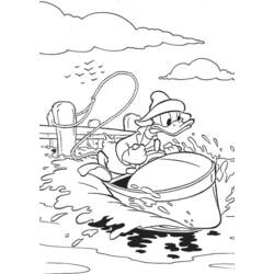 Coloring page: Donald Duck (Cartoons) #30180 - Free Printable Coloring Pages