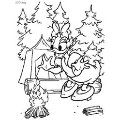 Coloring page: Donald Duck (Cartoons) #30192 - Free Printable Coloring Pages