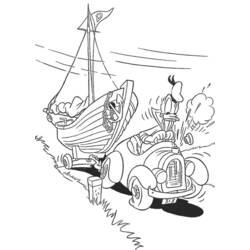 Coloring page: Donald Duck (Cartoons) #30195 - Free Printable Coloring Pages