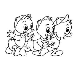 Coloring page: Donald Duck (Cartoons) #30200 - Free Printable Coloring Pages