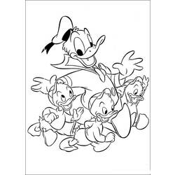 Coloring page: Donald Duck (Cartoons) #30213 - Free Printable Coloring Pages