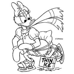 Coloring page: Donald Duck (Cartoons) #30220 - Free Printable Coloring Pages