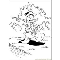 Coloring page: Donald Duck (Cartoons) #30241 - Free Printable Coloring Pages