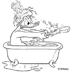 Coloring page: Donald Duck (Cartoons) #30245 - Free Printable Coloring Pages