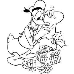 Coloring page: Donald Duck (Cartoons) #30255 - Free Printable Coloring Pages