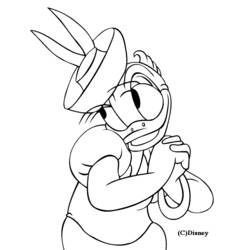 Coloring page: Donald Duck (Cartoons) #30258 - Free Printable Coloring Pages