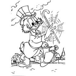 Coloring page: Donald Duck (Cartoons) #30271 - Free Printable Coloring Pages