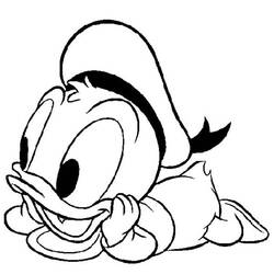 Coloring page: Donald Duck (Cartoons) #30280 - Printable coloring pages