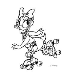Coloring page: Donald Duck (Cartoons) #30286 - Free Printable Coloring Pages