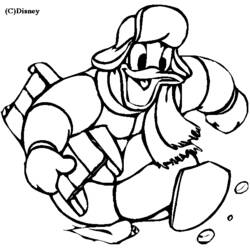 Coloring page: Donald Duck (Cartoons) #30307 - Free Printable Coloring Pages