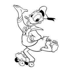 Coloring page: Donald Duck (Cartoons) #30314 - Free Printable Coloring Pages