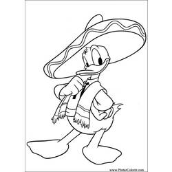 Coloring page: Donald Duck (Cartoons) #30324 - Free Printable Coloring Pages