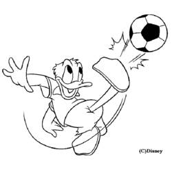Coloring page: Donald Duck (Cartoons) #30325 - Printable coloring pages
