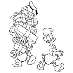 Coloring page: Donald Duck (Cartoons) #30330 - Free Printable Coloring Pages