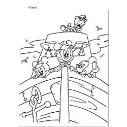 Coloring page: Donald Duck (Cartoons) #30335 - Free Printable Coloring Pages