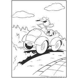 Coloring page: Donald Duck (Cartoons) #30343 - Free Printable Coloring Pages