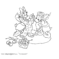 Coloring page: Donald Duck (Cartoons) #30347 - Free Printable Coloring Pages