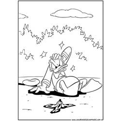 Coloring page: Donald Duck (Cartoons) #30350 - Free Printable Coloring Pages