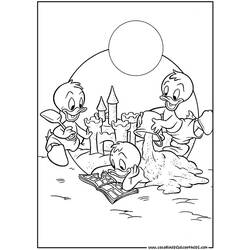 Coloring page: Donald Duck (Cartoons) #30361 - Free Printable Coloring Pages