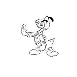 Coloring page: Donald Duck (Cartoons) #30373 - Free Printable Coloring Pages