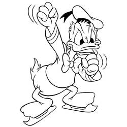 Coloring page: Donald Duck (Cartoons) #30391 - Free Printable Coloring Pages