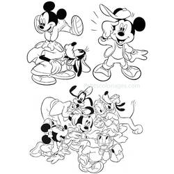 Coloring page: Donald Duck (Cartoons) #30394 - Printable coloring pages