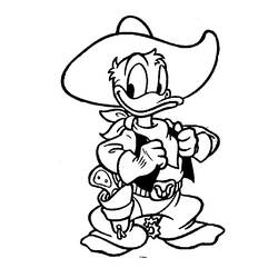 Coloring page: Donald Duck (Cartoons) #30419 - Free Printable Coloring Pages