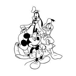 Coloring page: Donald Duck (Cartoons) #30425 - Free Printable Coloring Pages