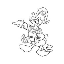 Coloring page: Donald Duck (Cartoons) #30453 - Free Printable Coloring Pages