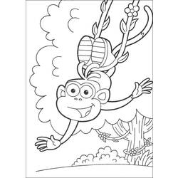 Coloring page: Dora the Explorer (Cartoons) #29734 - Free Printable Coloring Pages