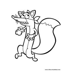 Coloring page: Dora the Explorer (Cartoons) #29735 - Printable coloring pages