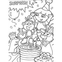 Coloring page: Dora the Explorer (Cartoons) #29761 - Free Printable Coloring Pages