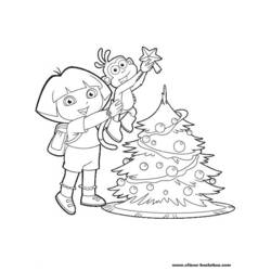 Coloring page: Dora the Explorer (Cartoons) #29771 - Free Printable Coloring Pages