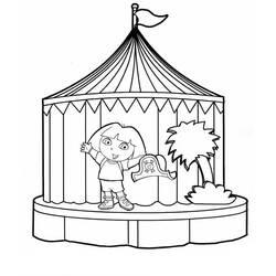 Coloring page: Dora the Explorer (Cartoons) #29787 - Free Printable Coloring Pages