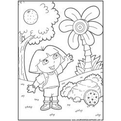 Coloring page: Dora the Explorer (Cartoons) #29788 - Free Printable Coloring Pages