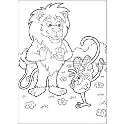 Coloring page: Dora the Explorer (Cartoons) #29790 - Free Printable Coloring Pages