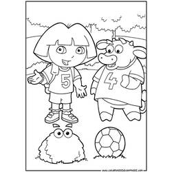 Coloring page: Dora the Explorer (Cartoons) #29798 - Free Printable Coloring Pages