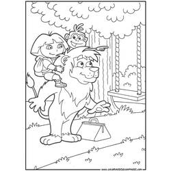 Coloring page: Dora the Explorer (Cartoons) #29799 - Free Printable Coloring Pages